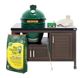 Large Big Green Egg in 50.4-inch Modern Farmhouse table Package